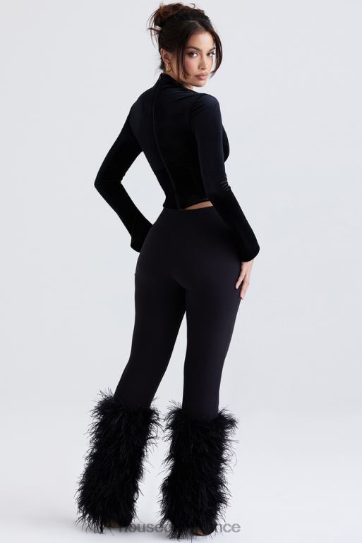 House of CB pantalon à bordures noires Nicolette N888H888 vêtements