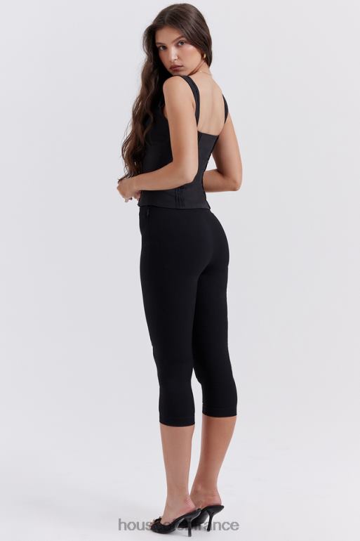 House of CB pantalon capri noir halima N888H865 vêtements
