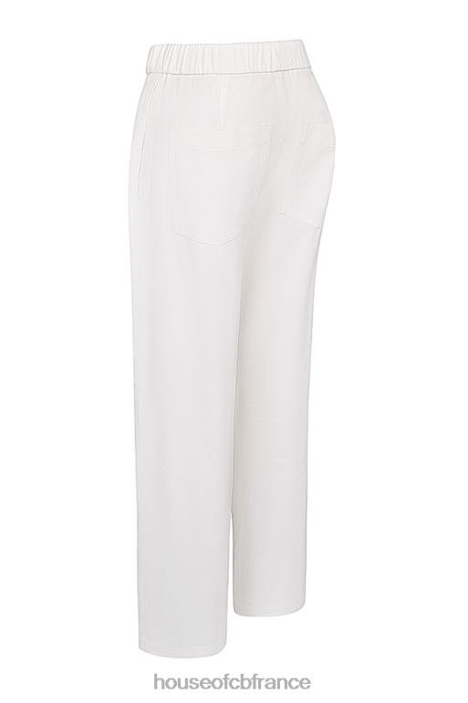 House of CB pantalon cargo blanc Luna N888H855 vêtements