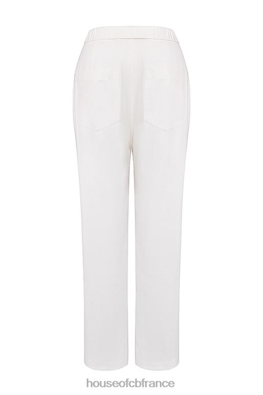 House of CB pantalon cargo blanc Luna N888H855 vêtements