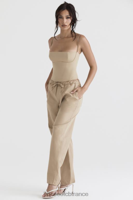 House of CB pantalon cargo luna camel N888H913 vêtements