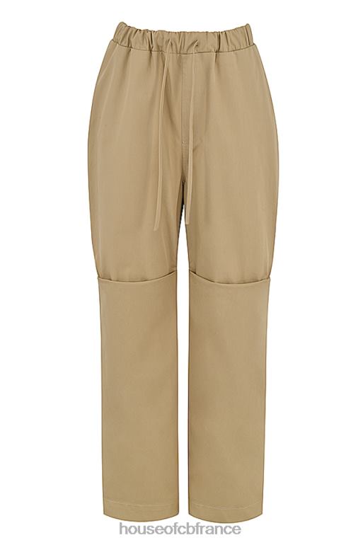 House of CB pantalon cargo luna camel N888H913 vêtements