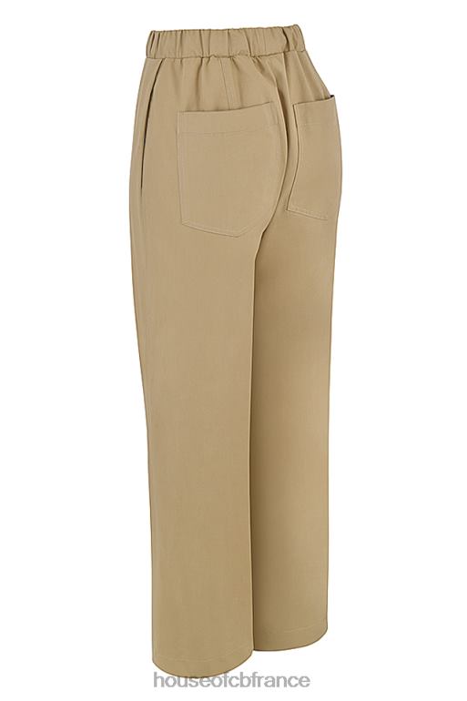House of CB pantalon cargo luna camel N888H913 vêtements