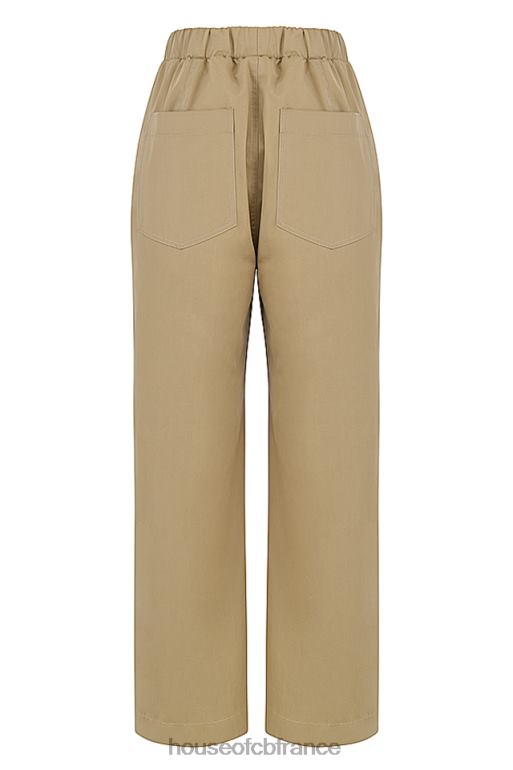 House of CB pantalon cargo luna camel N888H913 vêtements