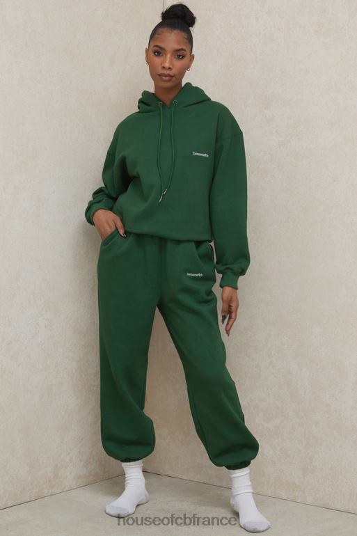 House of CB pantalon de jogging brossé vert nuage N888H1004 vêtements