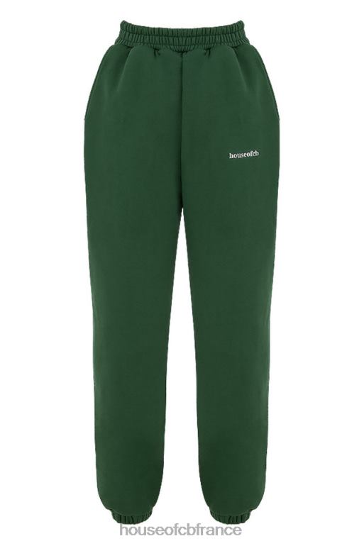 House of CB pantalon de jogging brossé vert nuage N888H1004 vêtements