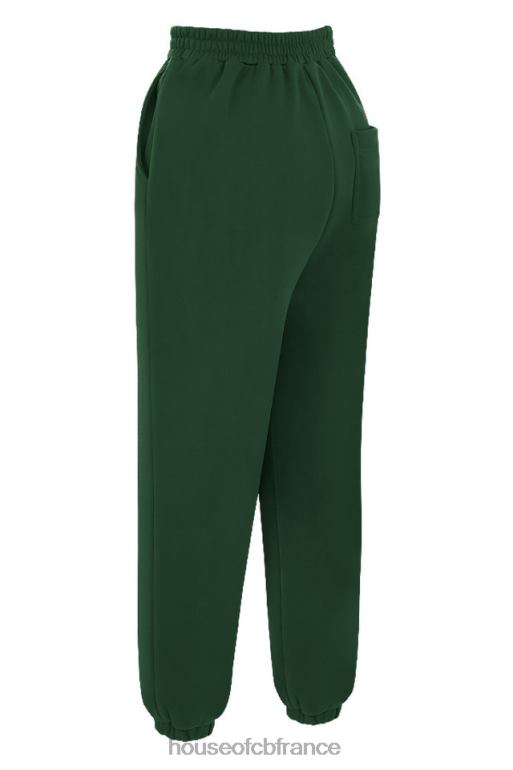 House of CB pantalon de jogging brossé vert nuage N888H1004 vêtements