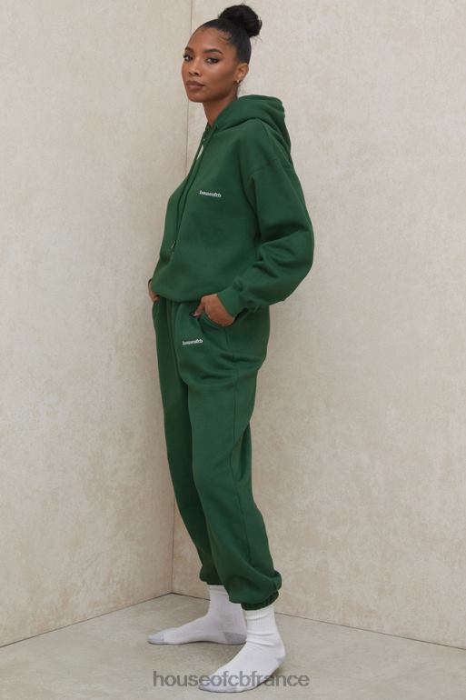 House of CB pantalon de jogging brossé vert nuage N888H1004 vêtements