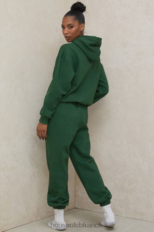 House of CB pantalon de jogging brossé vert nuage N888H1004 vêtements