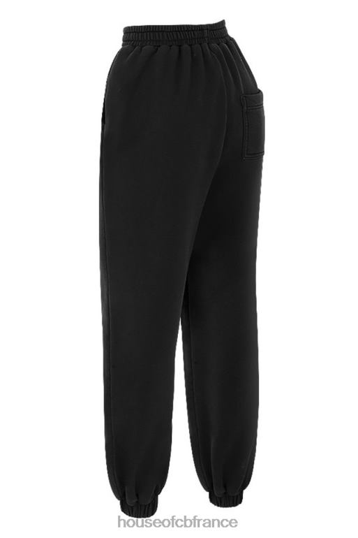 House of CB pantalon de jogging à dos en molleton sky ink N888H978 vêtements