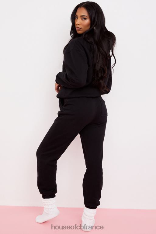 House of CB pantalon de jogging à dos en molleton sky ink N888H978 vêtements