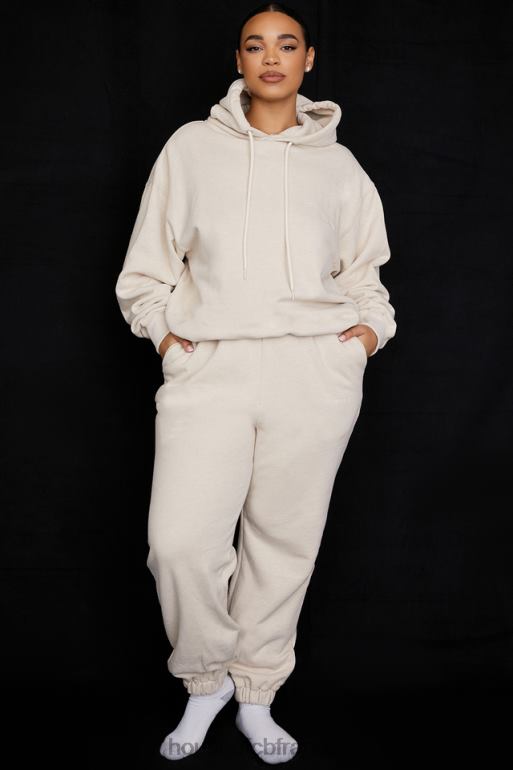 House of CB pantalon de jogging à dos en polaire sky avoine N888H953 vêtements