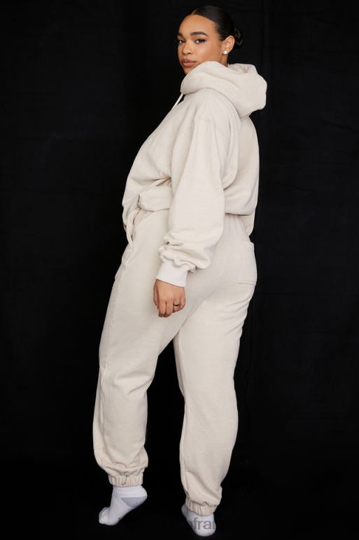 House of CB pantalon de jogging à dos en polaire sky avoine N888H953 vêtements