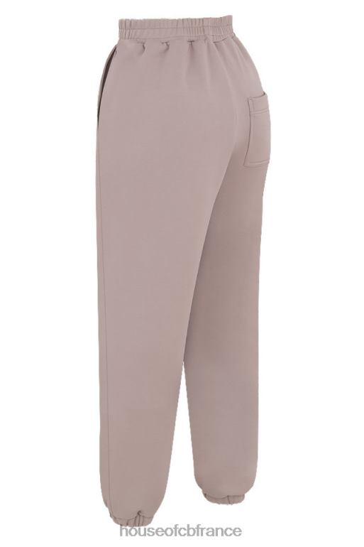 House of CB pantalon de jogging à dos en polaire sky stone N888H1000 vêtements