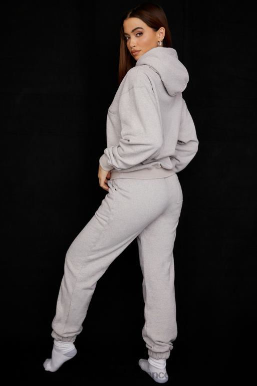 House of CB pantalon de jogging dos polaire gris clair ciel N888H944 vêtements