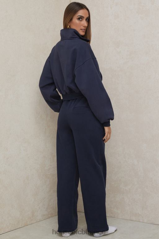 House of CB pantalon de survêtement droit bleu marine dina N888H1001 vêtements