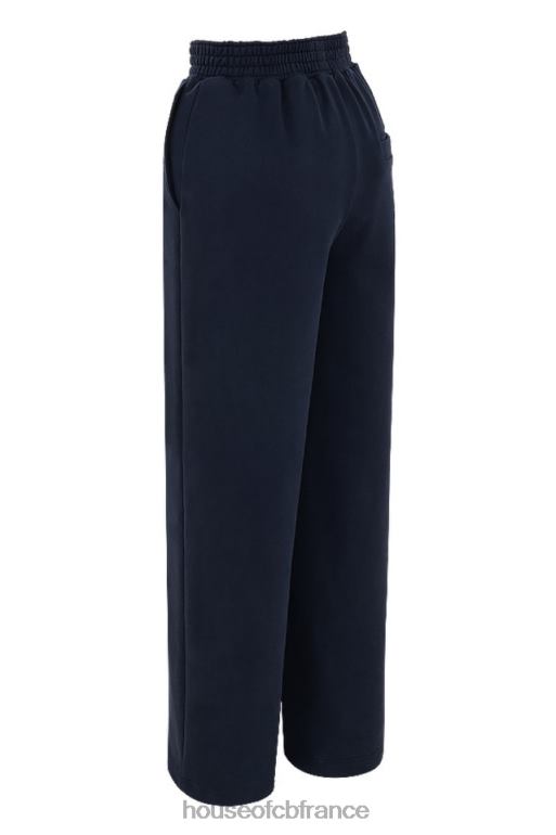 House of CB pantalon de survêtement droit bleu marine dina N888H1001 vêtements