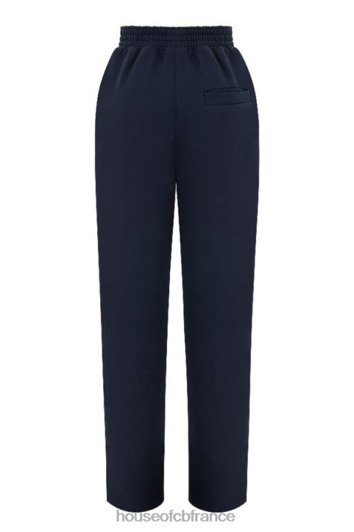 House of CB pantalon de survêtement droit bleu marine dina N888H1001 vêtements