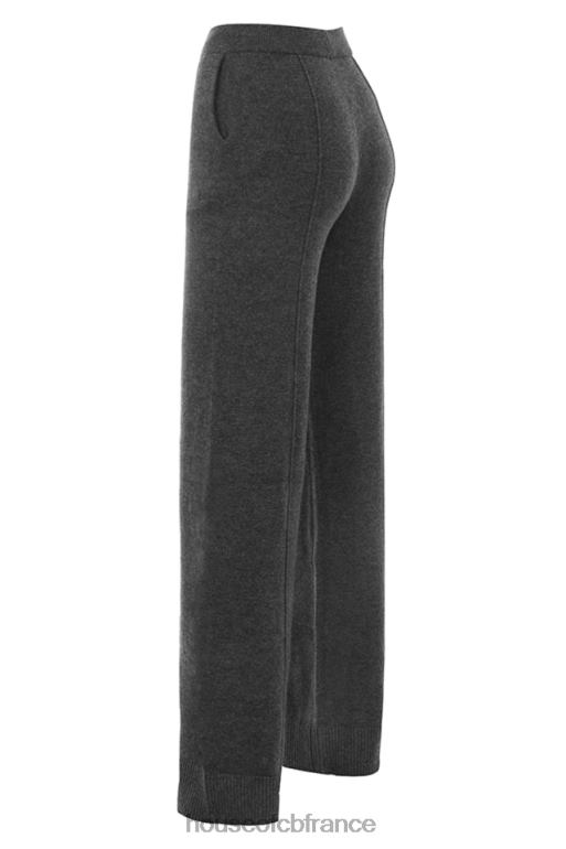 House of CB pantalon en cachemire mélangé anthracite Yalina N888H825 vêtements
