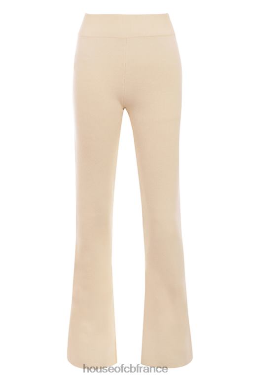 House of CB pantalon en cachemire mélangé crème nereida N888H828 vêtements
