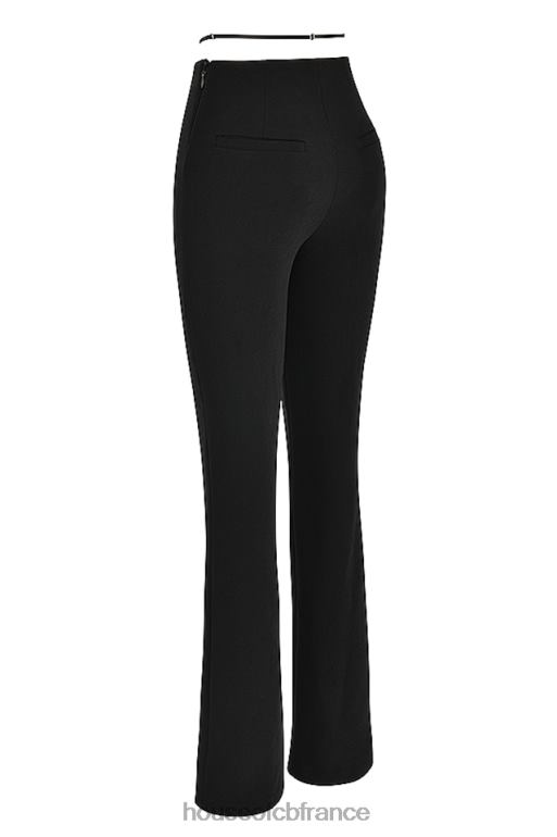 House of CB pantalon layla noir à devant en V N888H928 vêtements