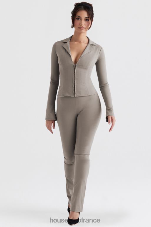 House of CB pantalon taille haute laurel smoke N888H889 vêtements