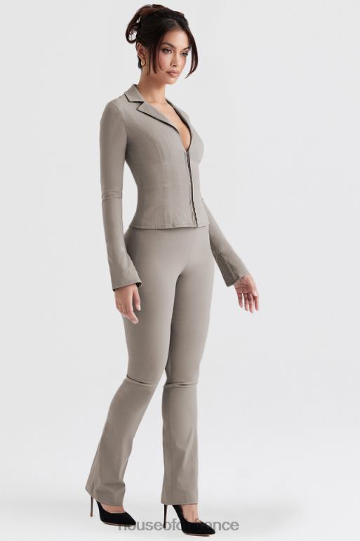 House of CB pantalon taille haute laurel smoke N888H889 vêtements