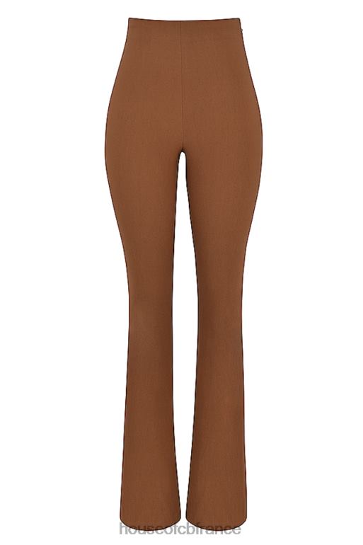 House of CB pantalon taille haute laurel toast N888H924 vêtements