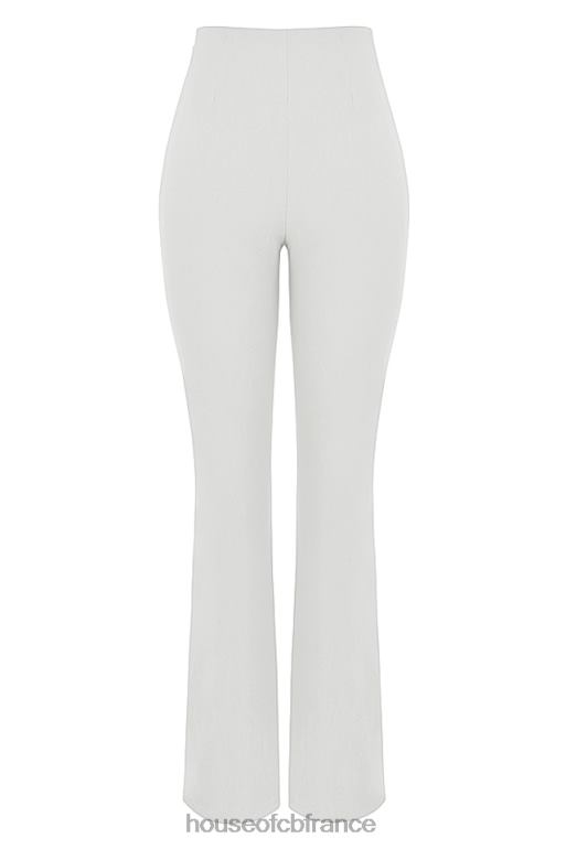House of CB pantalon taille haute laurier ivoire N888H910 vêtements