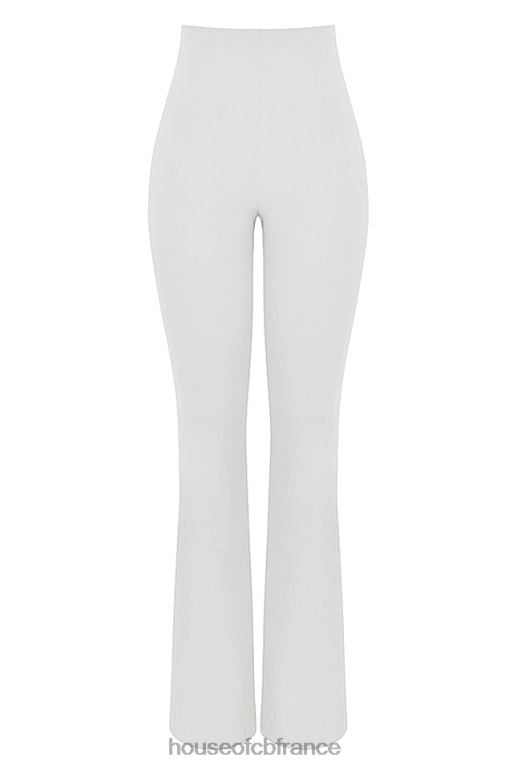 House of CB pantalon taille haute laurier ivoire N888H910 vêtements