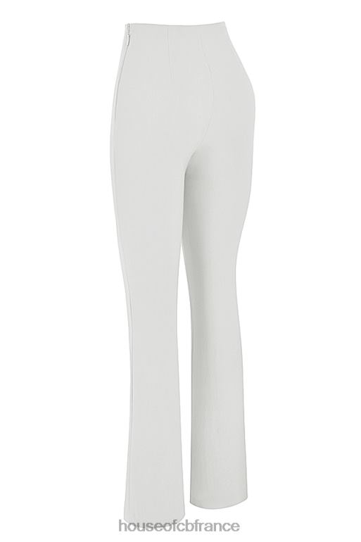 House of CB pantalon taille haute laurier ivoire N888H910 vêtements