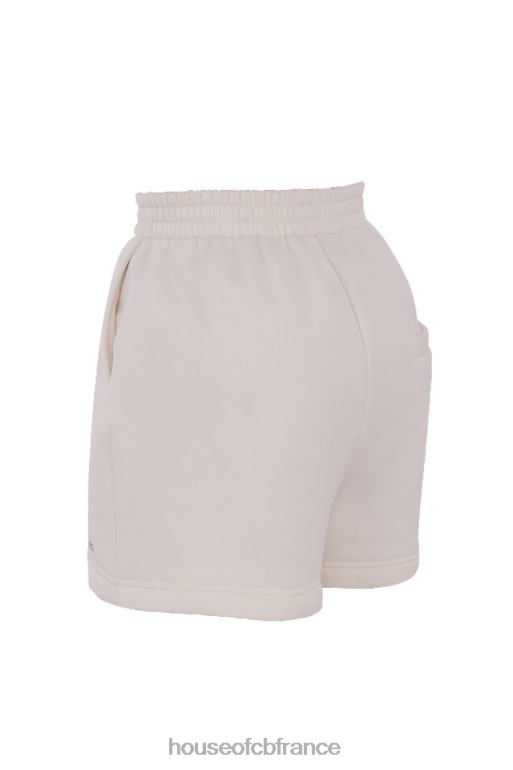 House of CB Auden - Short de survêtement en jersey blanc cassé N888H996 vêtements