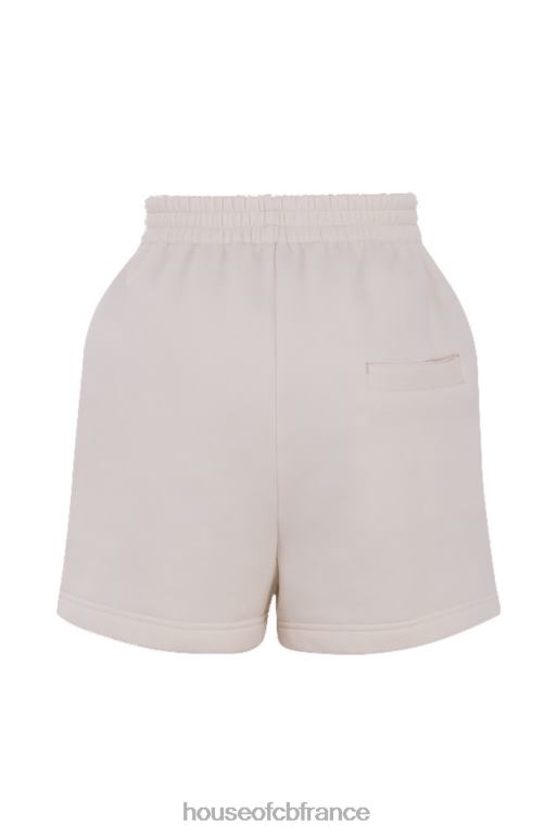 House of CB Auden - Short de survêtement en jersey blanc cassé N888H996 vêtements