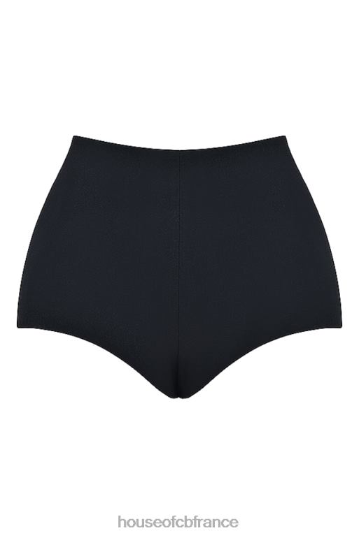 House of CB Tahni short taille haute noir N888H857 vêtements