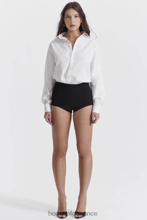 House of CB Tahni short taille haute noir N888H857 vêtements