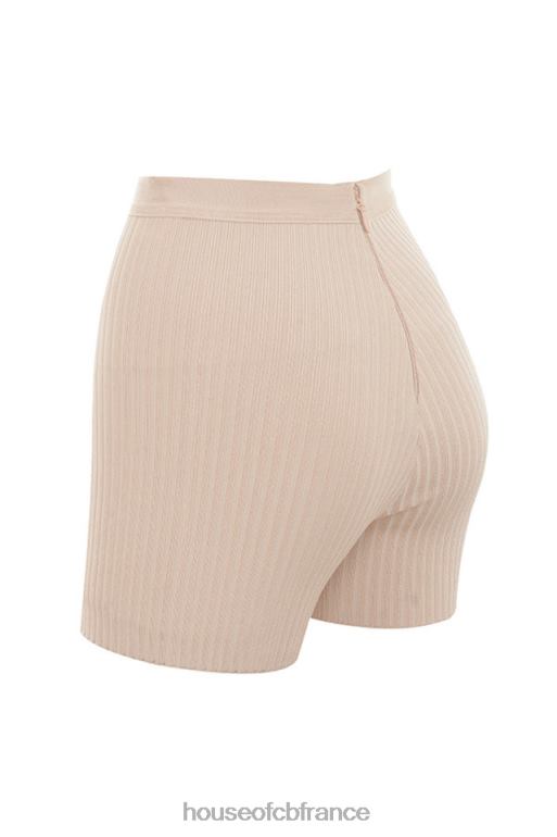 House of CB short bandage beige eden N888H1016 vêtements