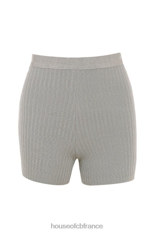 House of CB short bandage gris chiné eden N888H982 vêtements