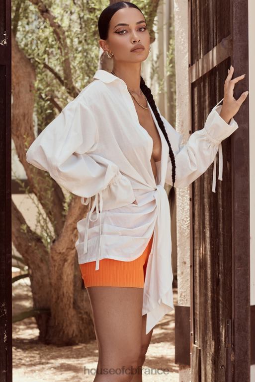 House of CB short bandage mandarine eden N888H1017 vêtements