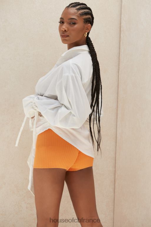 House of CB short bandage mandarine eden N888H1017 vêtements