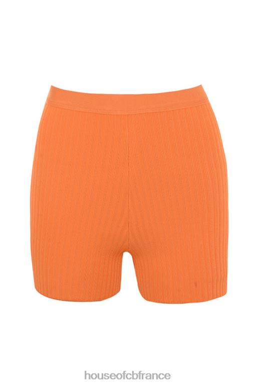 House of CB short bandage mandarine eden N888H1017 vêtements