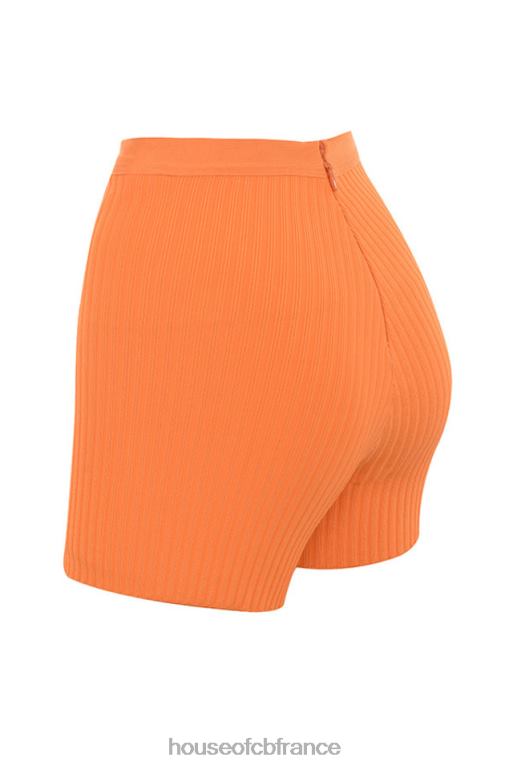 House of CB short bandage mandarine eden N888H1017 vêtements