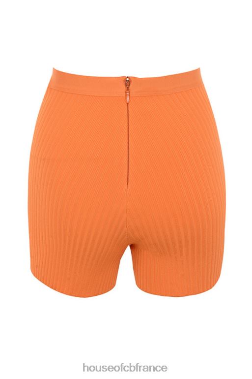 House of CB short bandage mandarine eden N888H1017 vêtements