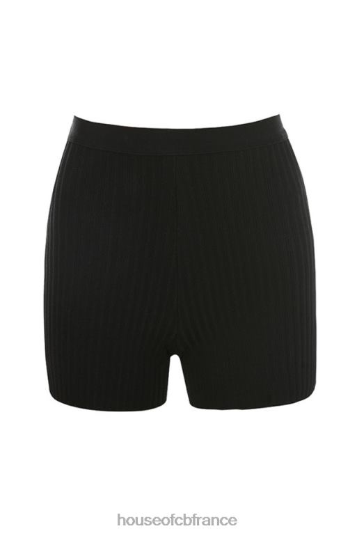 House of CB short bandage noir eden N888H1014 vêtements