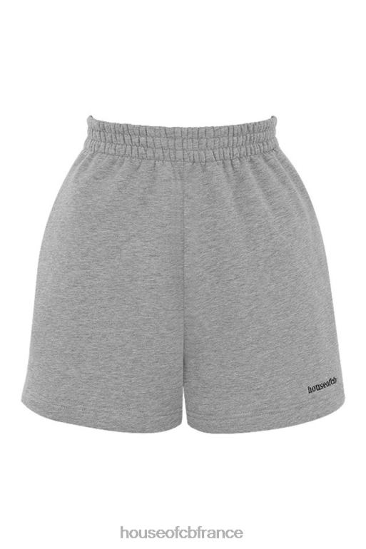 House of CB short de survêtement en jersey gris Auden N888H1005 vêtements