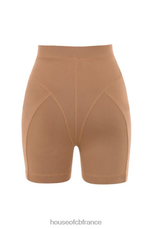 House of CB short à points de recouvrement harley caramel N888H990 vêtements