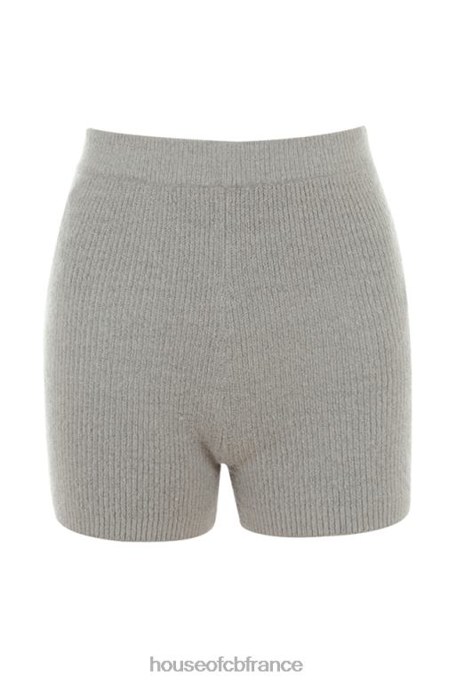 House of CB short taille haute en tricot gris N888H950 vêtements
