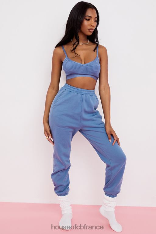 House of CB bralette bandage evie azur N888H759 vêtements