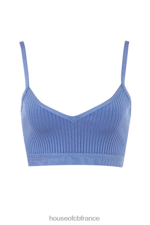 House of CB bralette bandage evie azur N888H759 vêtements