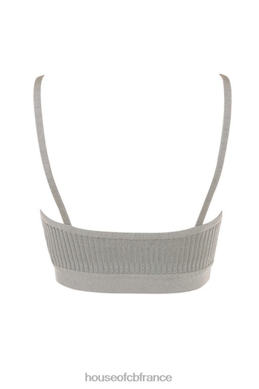House of CB bralette bandage evie gris chiné N888H1057 vêtements