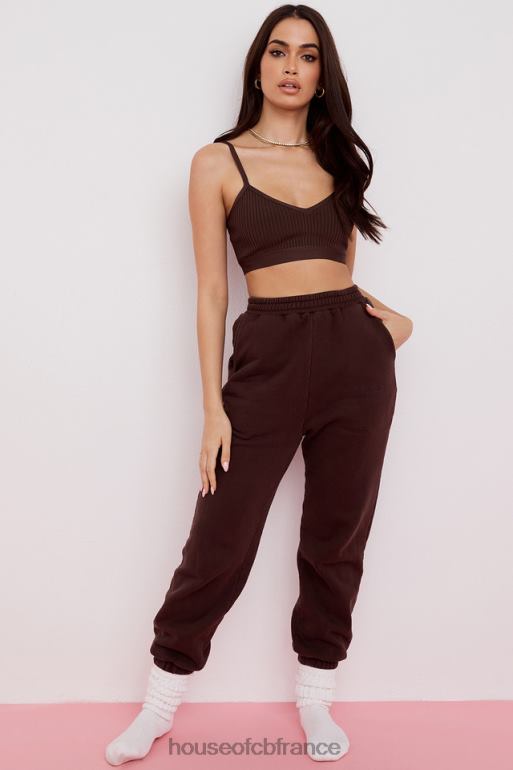 House of CB bralette bandage evie marron N888H760 vêtements